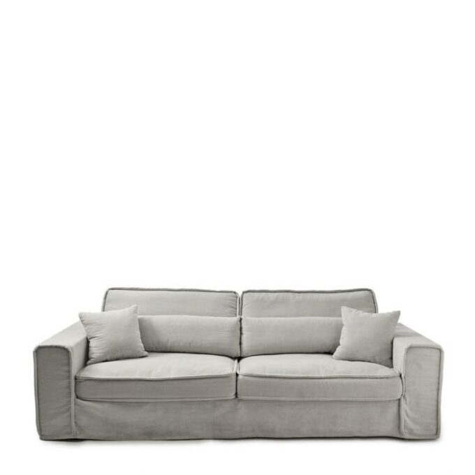 3,5-zitsbank Rivièra Maison Metropolis Ash Grey