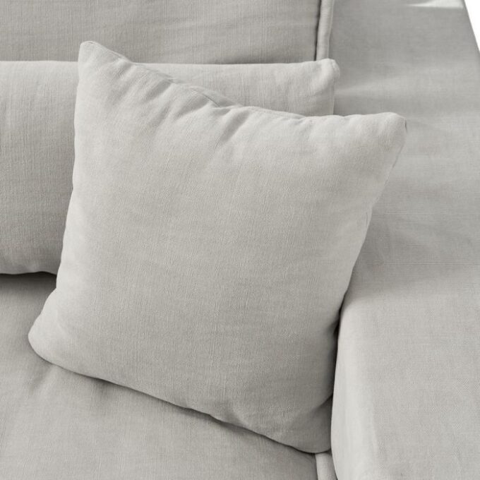 3,5-zitsbank Rivièra Maison Metropolis Ash Grey