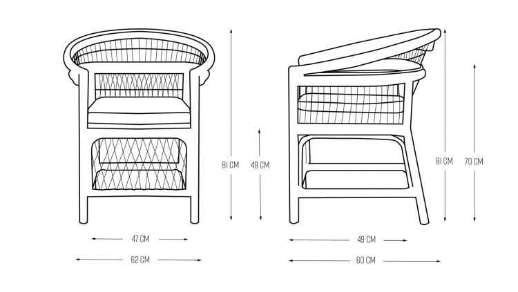 Victoria Falls Dining Armchair Showmodel