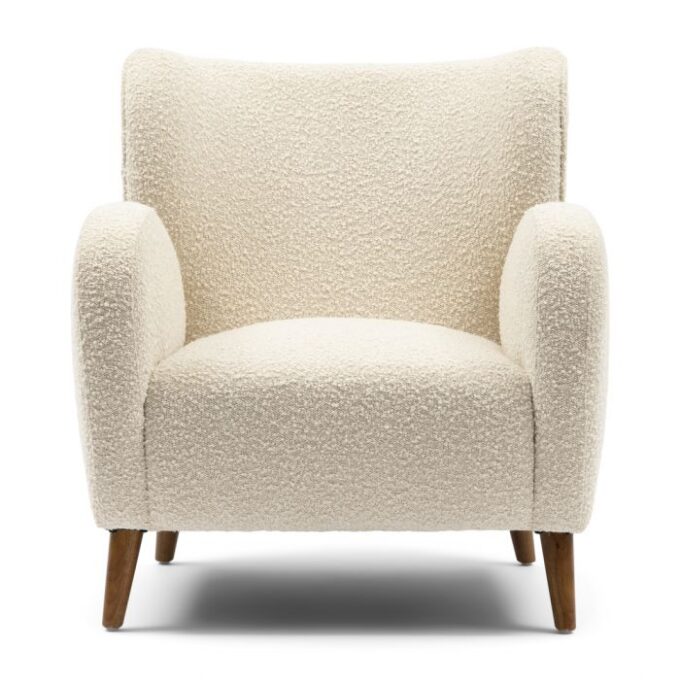 Fauteuil La Contessina Bouclé White Sand