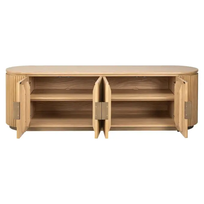 TV-meubel Belfort 4-deurs (Natural oak)