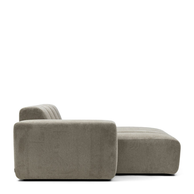 Dazzle Chaise Longue Left, chenille jacquard vogue, fern green