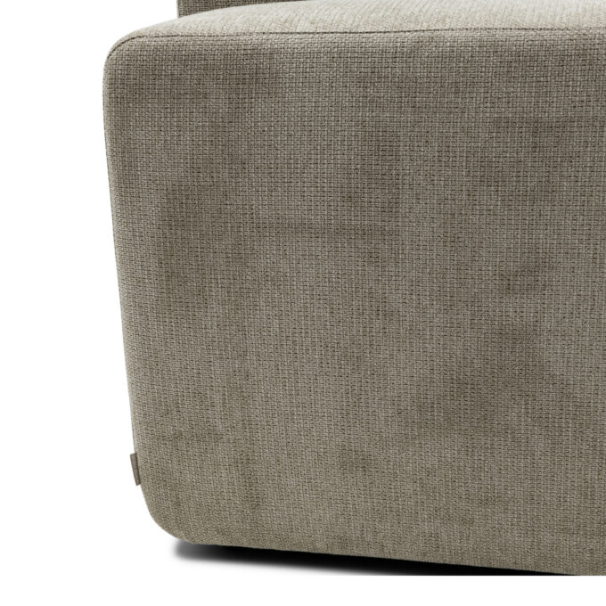 Dazzle Chaise Longue Left, chenille jacquard vogue, fern green