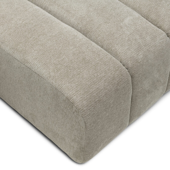 Dazzle Chaise Longue Left, chenille jacquard vogue, fern green