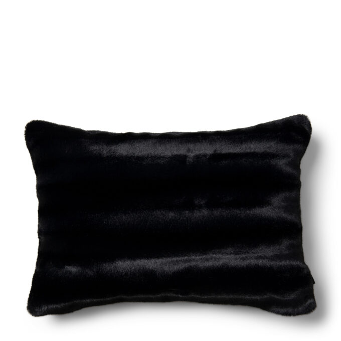 Kussenhoes Maeve Faux Fur 65x45 Zwart