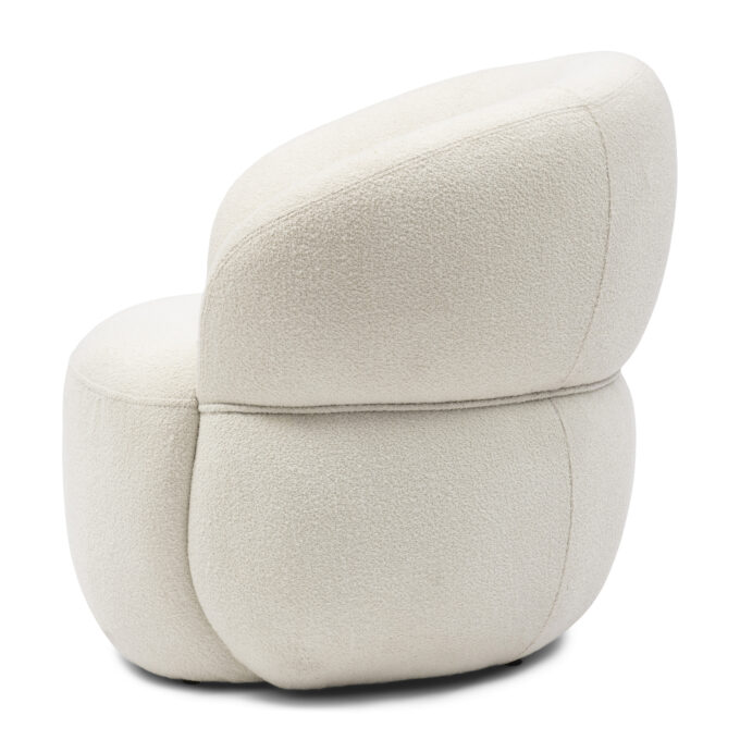 Fauteuil Rivièra Maison San Remo , boucle, simply white