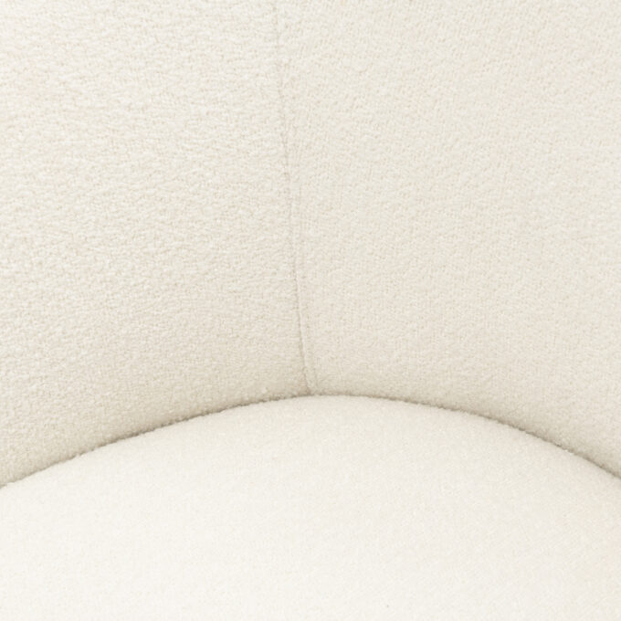 Fauteuil Rivièra Maison San Remo , boucle, simply white