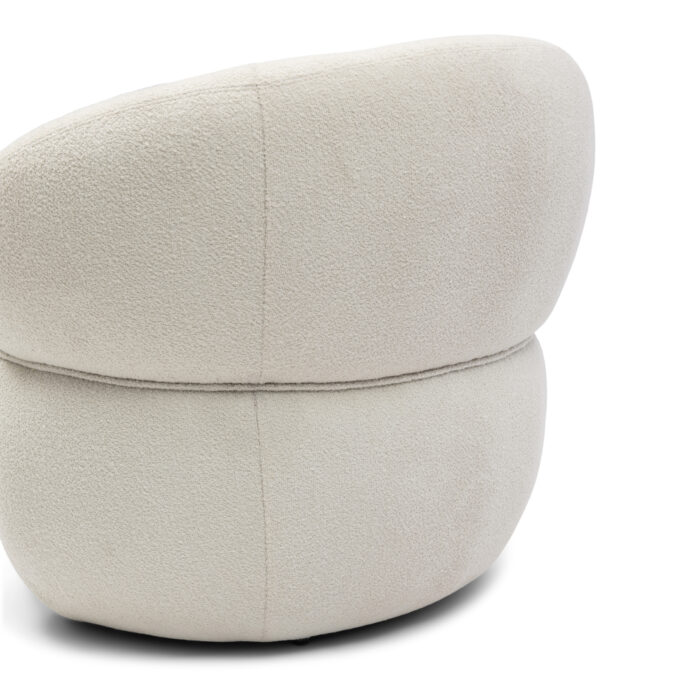 Fauteuil Rivièra Maison San Remo , boucle, simply white