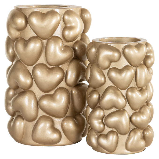 Kandelaar Anne hearts klein (Gold)