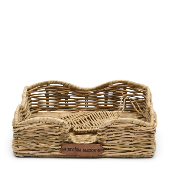 Servethouder Rustic Rattan Fish