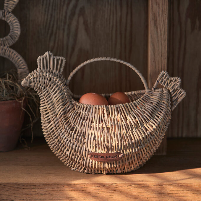 Mand Rustic Rattan Lovely Chicken