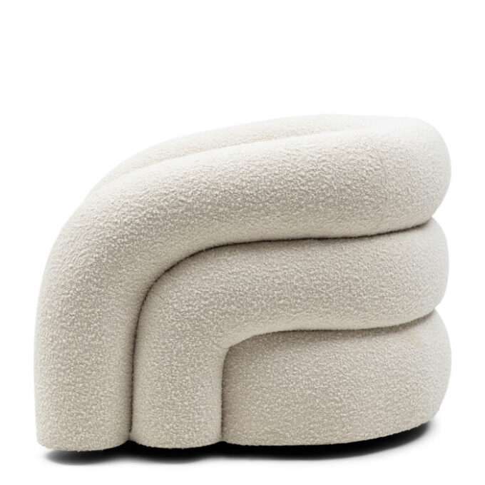 Fauteuil Rivièra Maison Vittorio Swivel Simply White