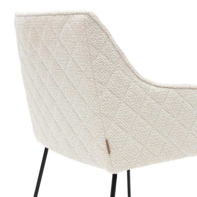 Eetkamerstoel met armleuning Frisco Drive Simply White