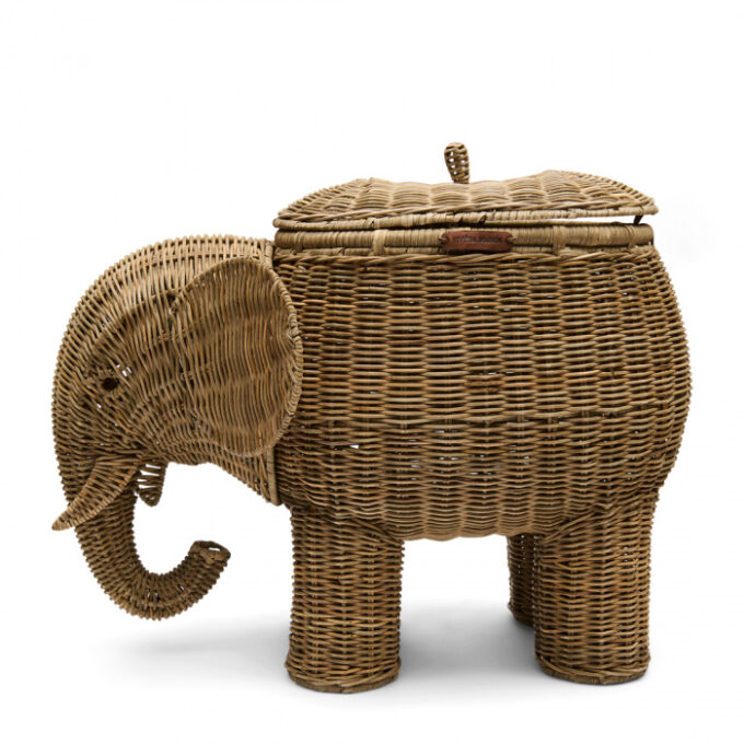 Mand Elephant Rustic Rattan