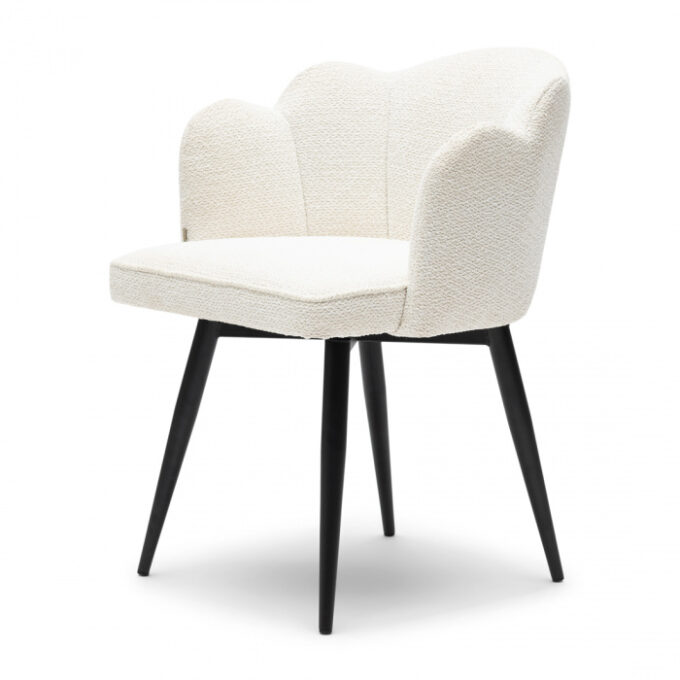 Draaibare eetkamerstoel Dauphine Simply White