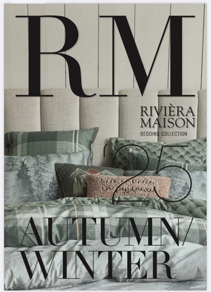 Riviera Maison Furry Stripes Off-white 200x200/220 / tweepersoonsdekbedovertrek / new collection
