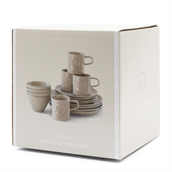 16-delig Servies Rivièra Maison Portofino Flax NIEUW!