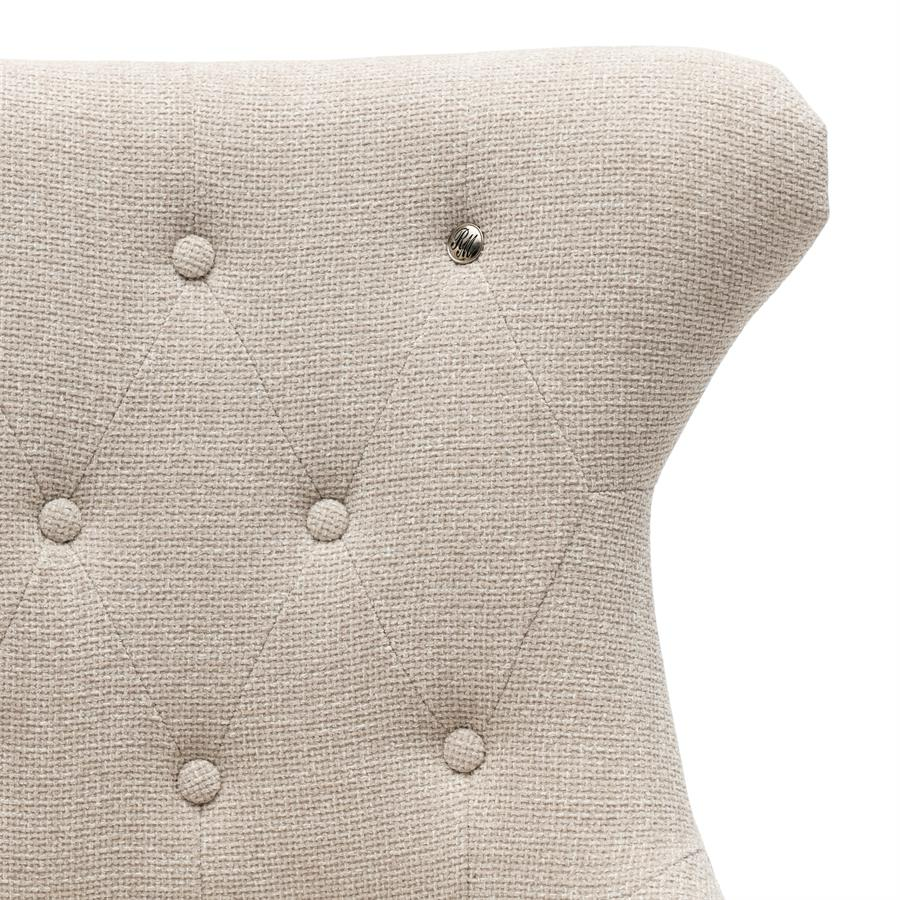 Eetkamerstoel Rivièra Maison George Glossy Flax