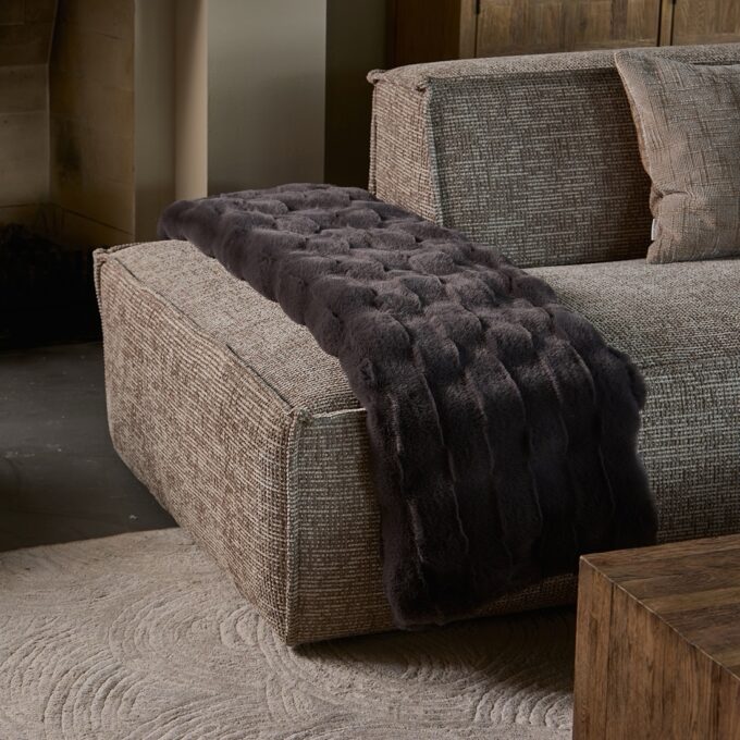 Plaid Rivièra Maison Elias Faux Fur 180x130 NIEUW!