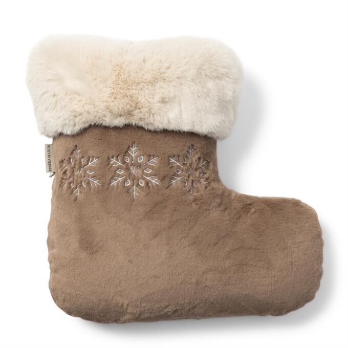 Kussen ChristmasStocking FauxFur Box