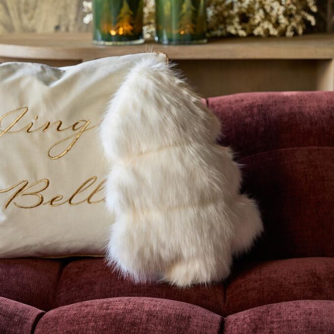 Kussen Rivièra Maison Fluffy Tree Faux Fur - NIEUW!
