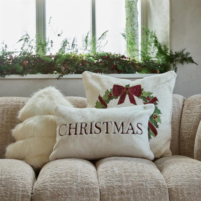 Kussen Rivièra Maison Fluffy Tree Faux Fur - NIEUW!