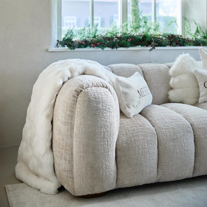Kussen Rivièra Maison Fluffy Tree Faux Fur - NIEUW!