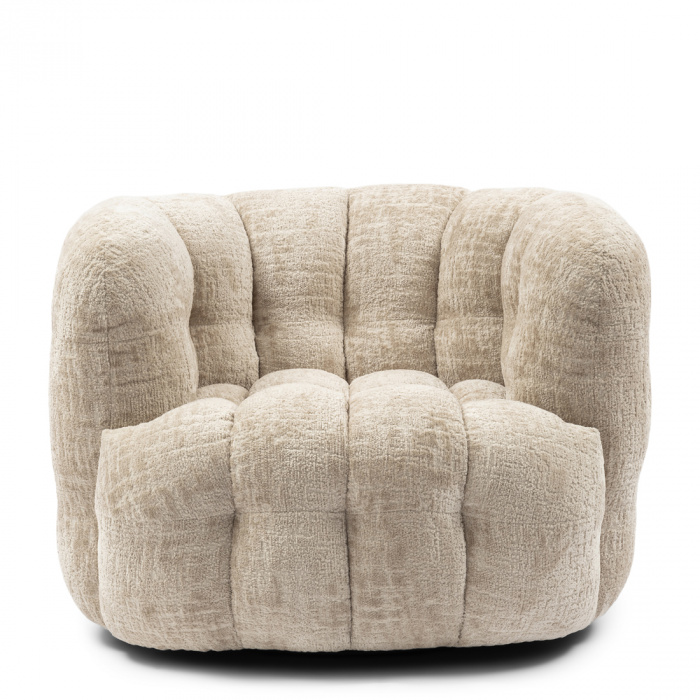 Fauteuil Rivièra Maison Arosa Swivel Natural