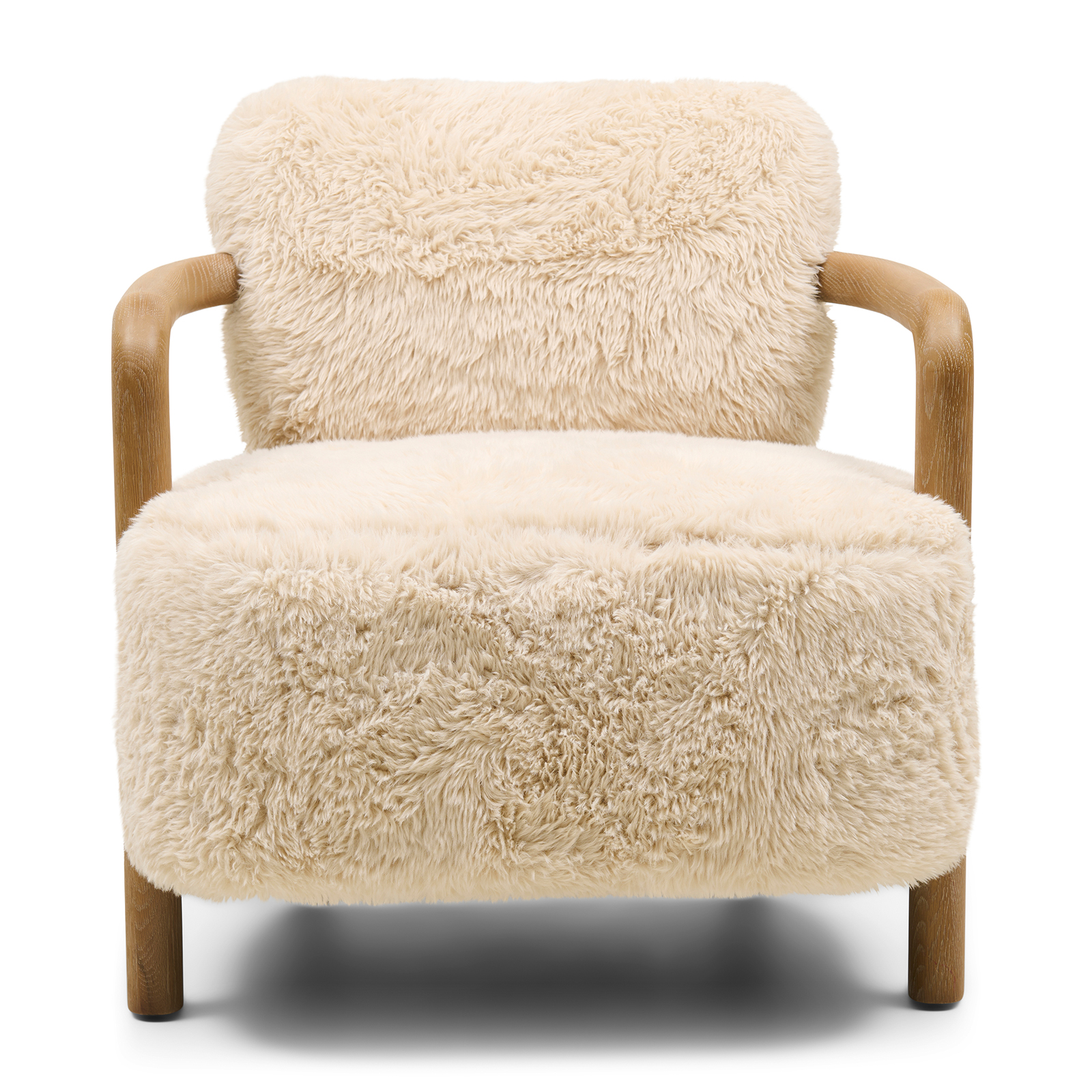 Rivièra Maison Lech Armchair, Cloud Fur, Off White