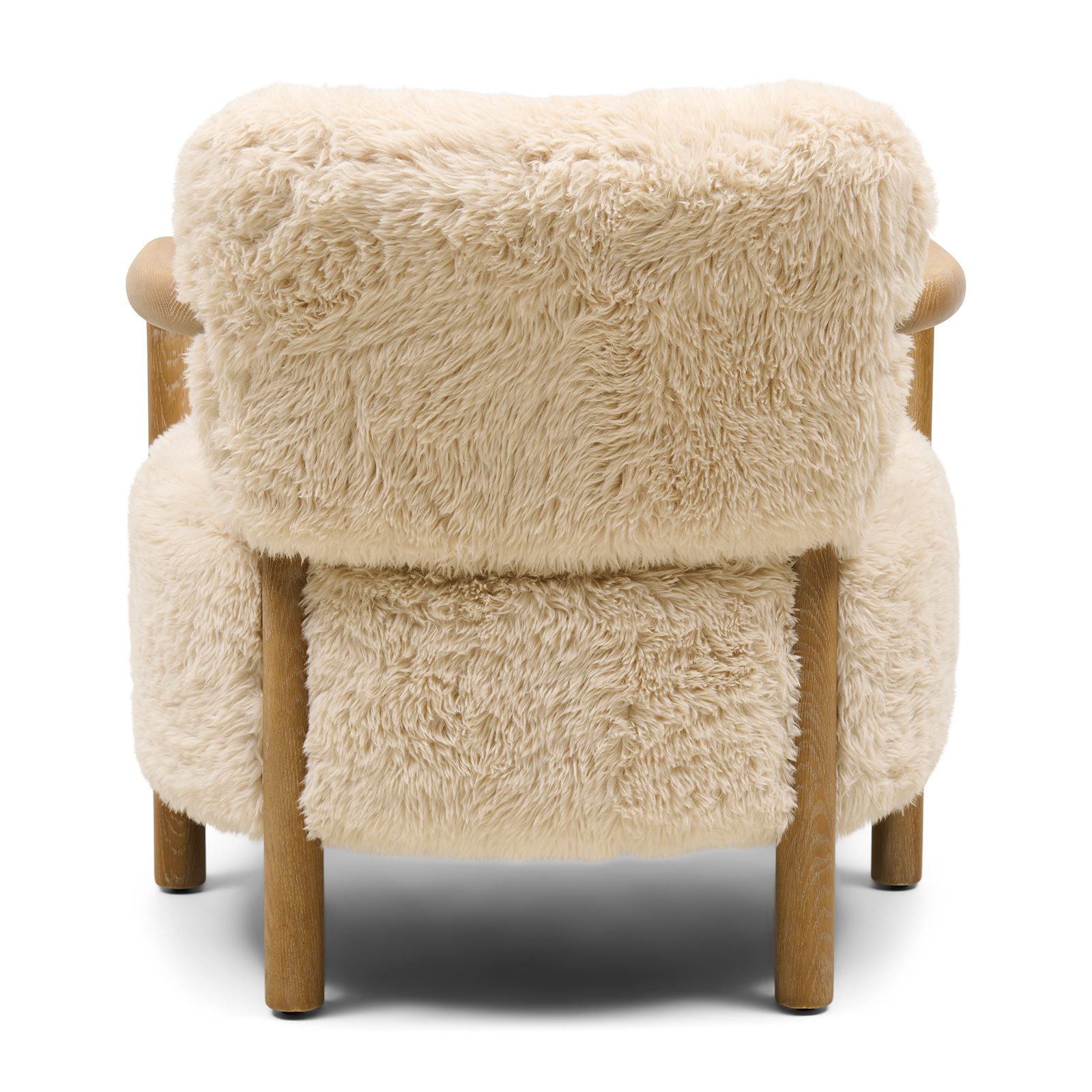 Rivièra Maison Lech Armchair, Cloud Fur, Off White